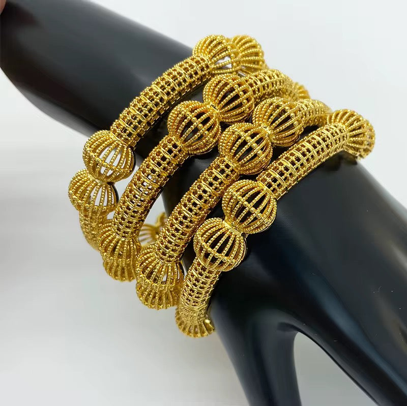 24K Gold Plated Indian Style Bracelet