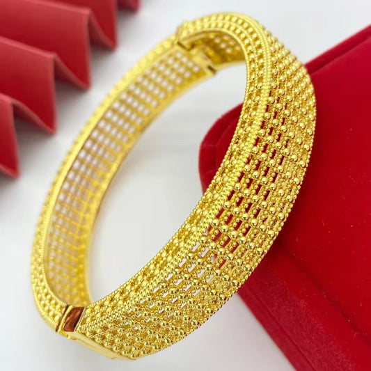 24K Gold Plated Indian Style Bracelet
