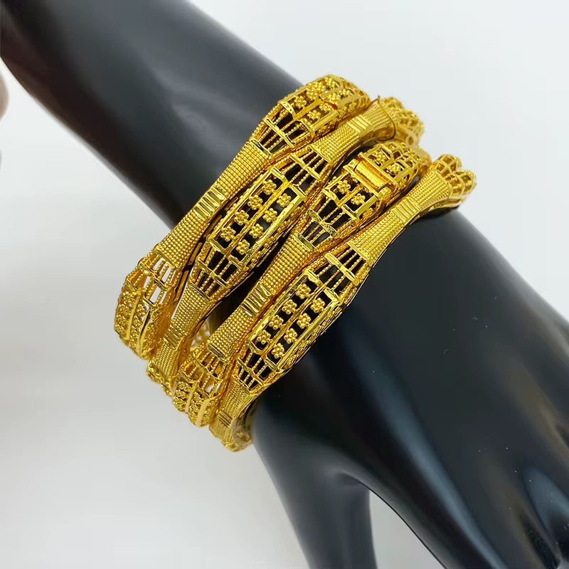 24K Gold Plated Indian Style Bracelet